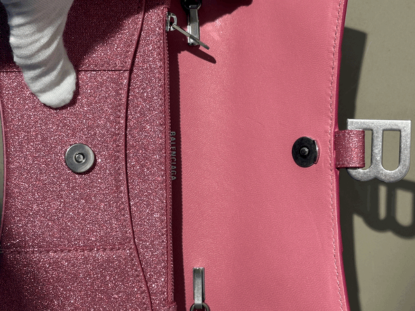 BALENCIAGA HOURGLASS CLUTCH