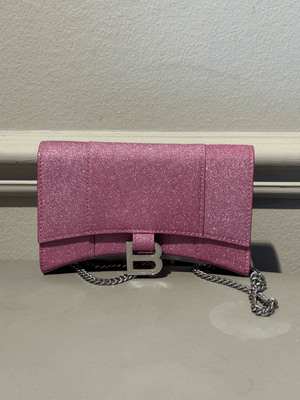 BALENCIAGA HOURGLASS CLUTCH